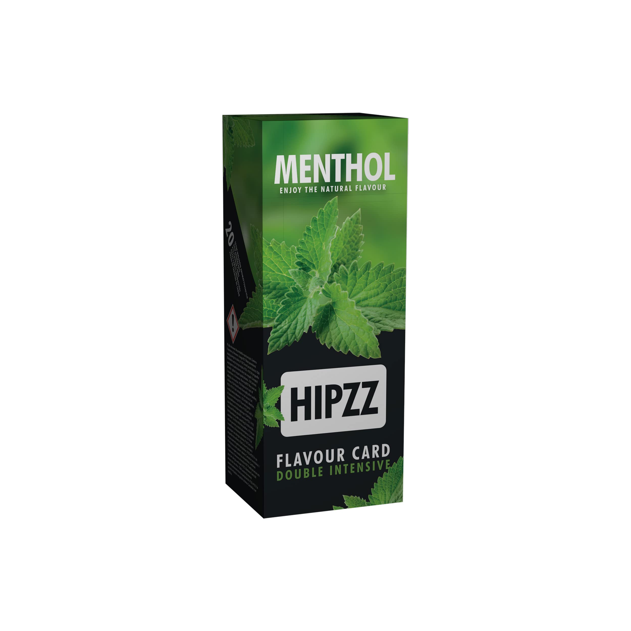 Hipzz Menthol Aroma Flavour Cards - 100 Pack with Keyring |