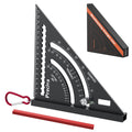 Preciva 7" Speed Square – Aluminum Alloy Roofing Square with Hook