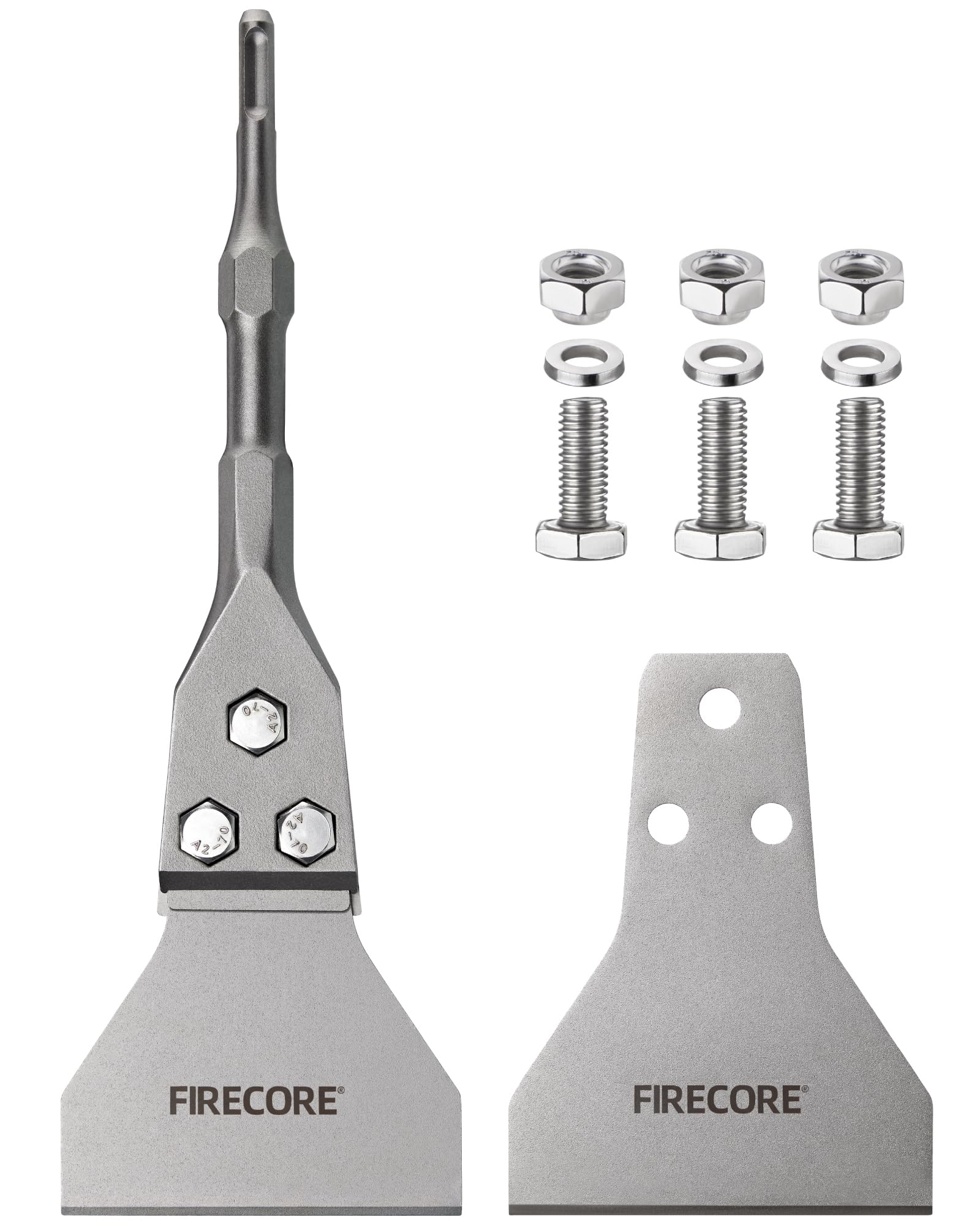 Firecore SDS Plus Floor Scraper 300x100mm with Replacement Blade