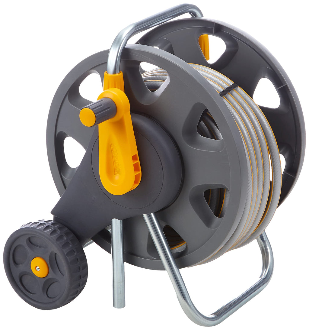 Hozelock 20m Hose Reel Cart – Assembled with Nozzle and Fittings