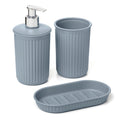 Tatay Baobab 3-Piece Bathroom Set | BPA-Free Plastic | Mist Blue