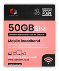 Three 50GB 5G Data SIM – Preloaded Monthly Until 2026 – Jolof Store