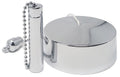 CubeTECH Chrome Round Bathroom Light Pull Cord and Fitting Kit