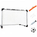 KiBiGOAL Foldable Kids Football Goal Set | Portable Mini Soccer Net