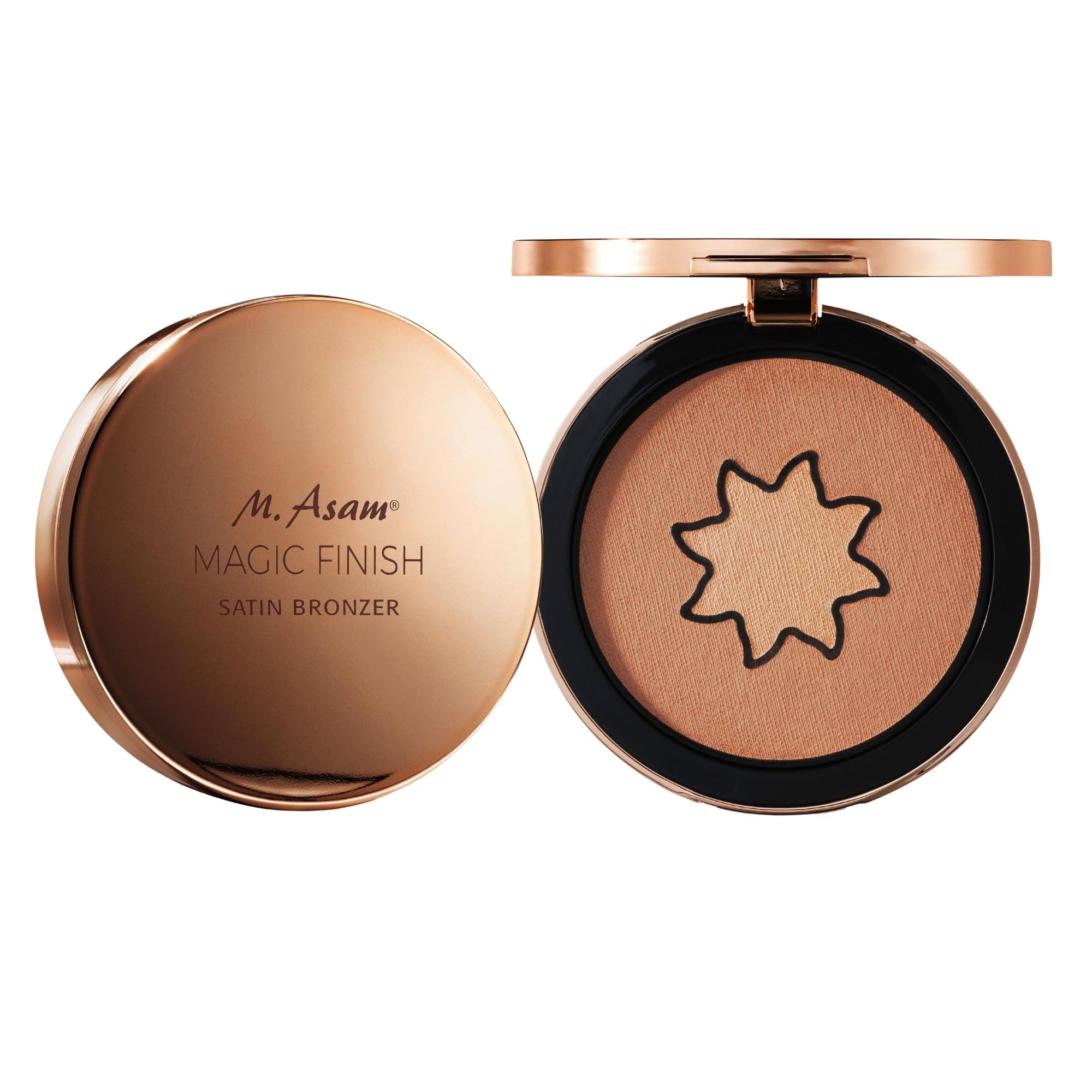 M. Asam MAGIC FINISH Satin Bronzer – Gold & Hazel 4-in-1 Powder
