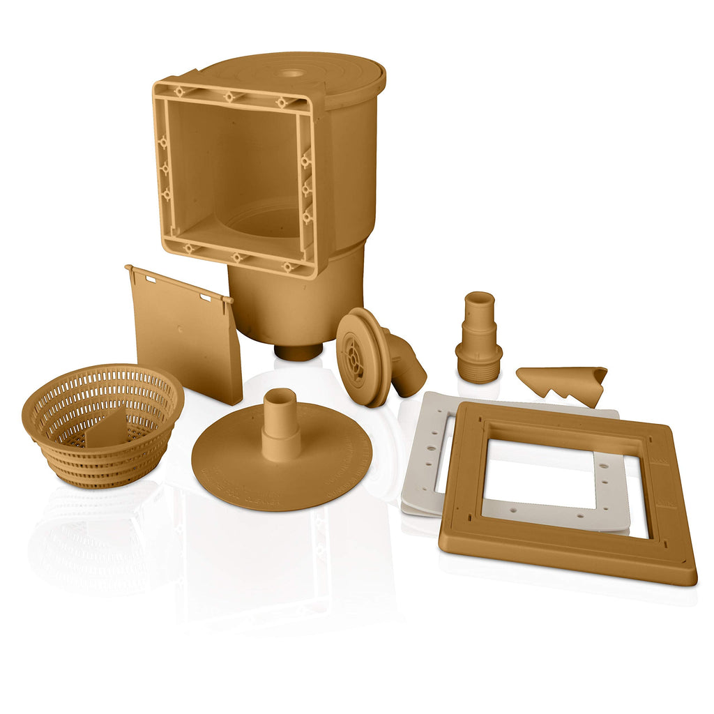 GRE Pool Skimmer Cone Head Replacement - 3/4" x 14.1 cm, Brown