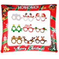 Christmas Inflatable Photo Booth Frame with 9 Props