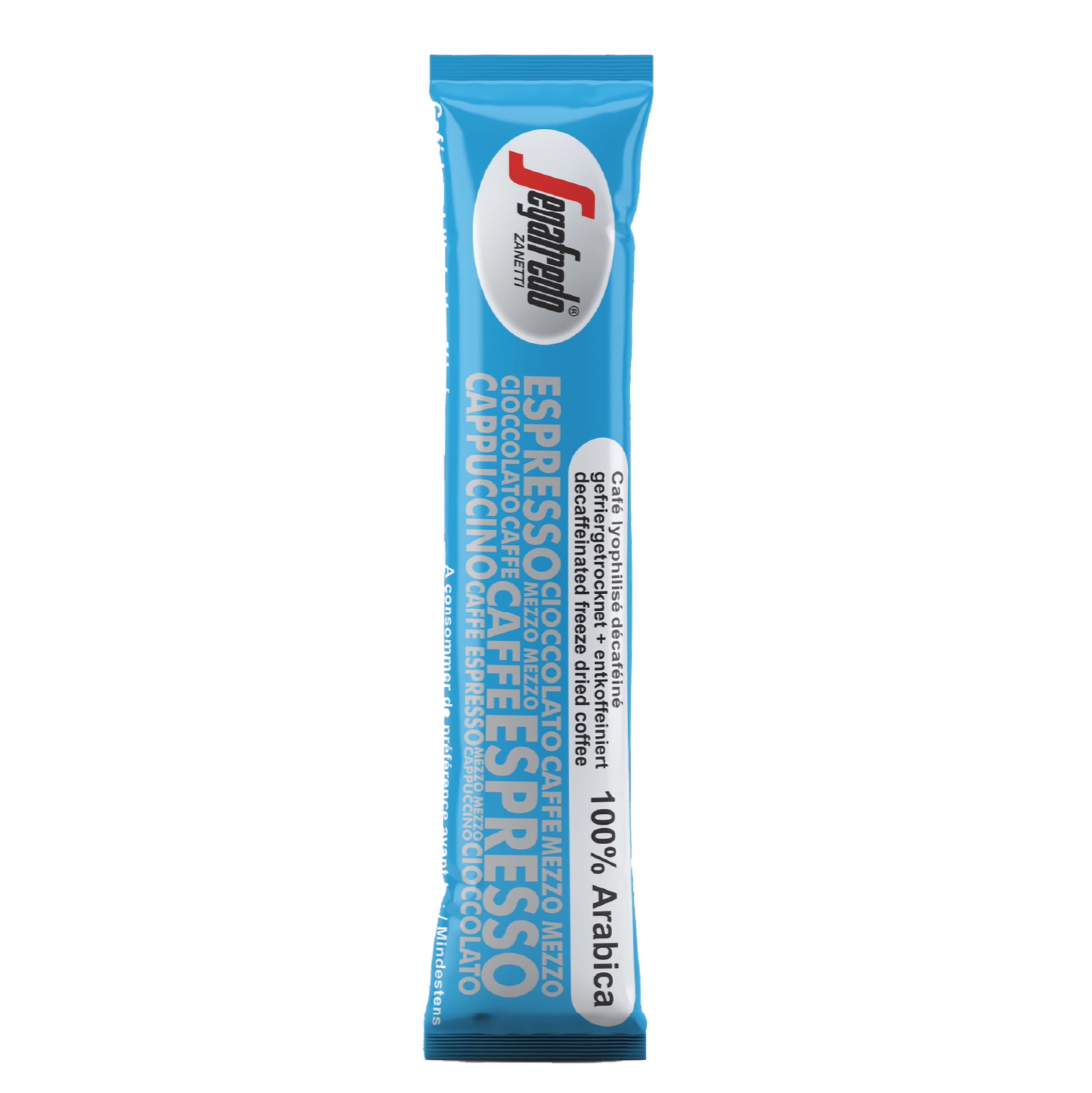 Segafredo Zanetti Decaf Instant Coffee - 1000 x 2.5g Arabica Sachets