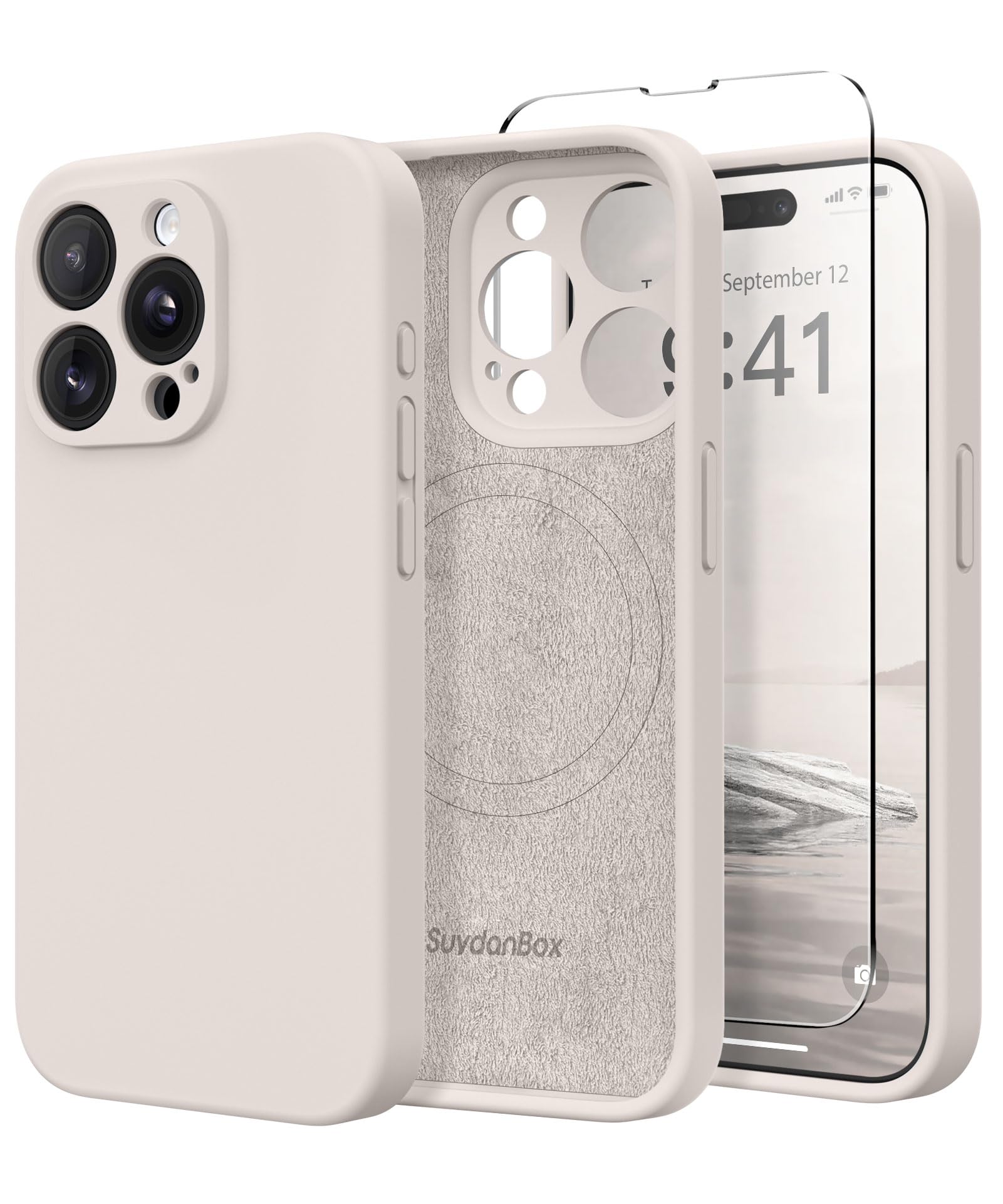 SuydanBox iPhone 14 Pro Max MagSafe Case – Silicone Shockproof Cover