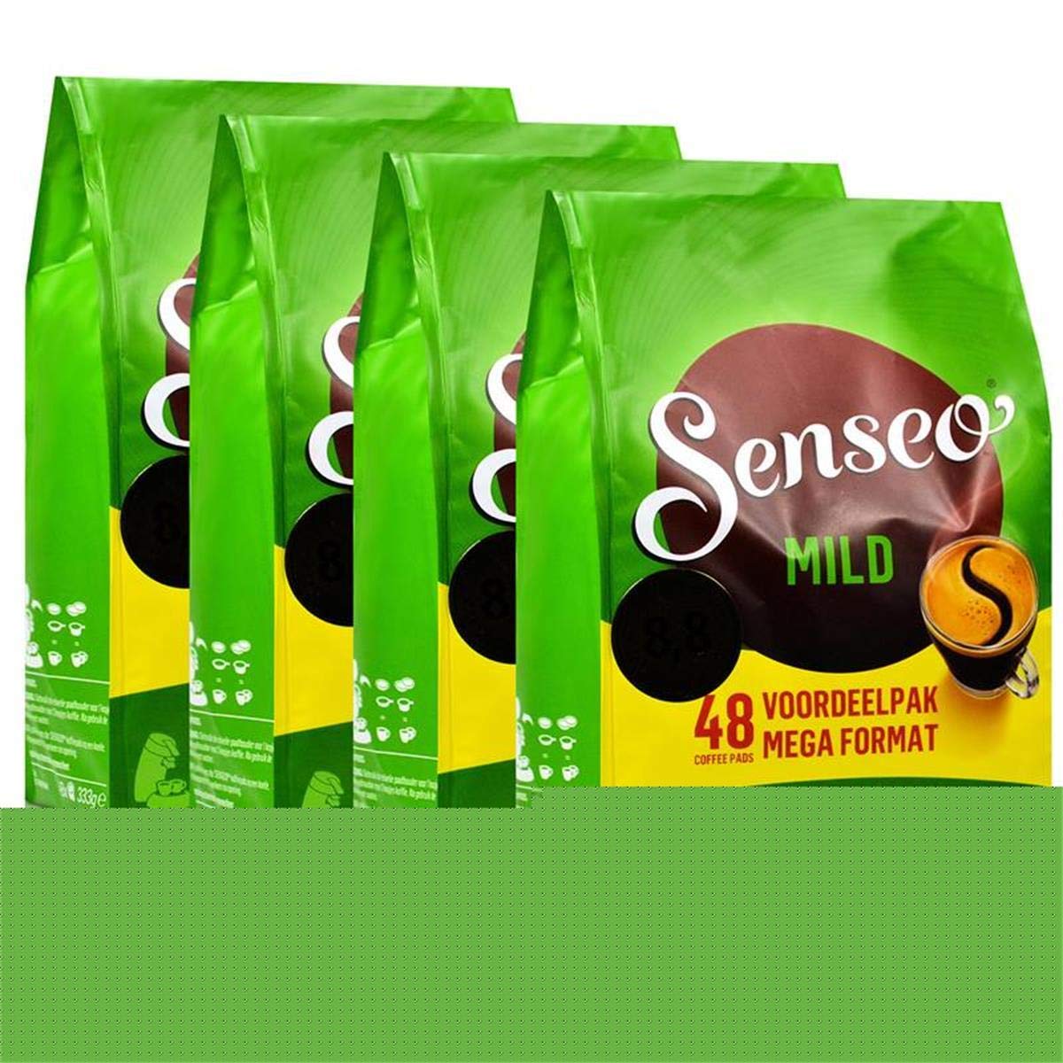 Senseo Mild Roast Coffee Pods – Bulk Pack of 4 (192 Pods Total)