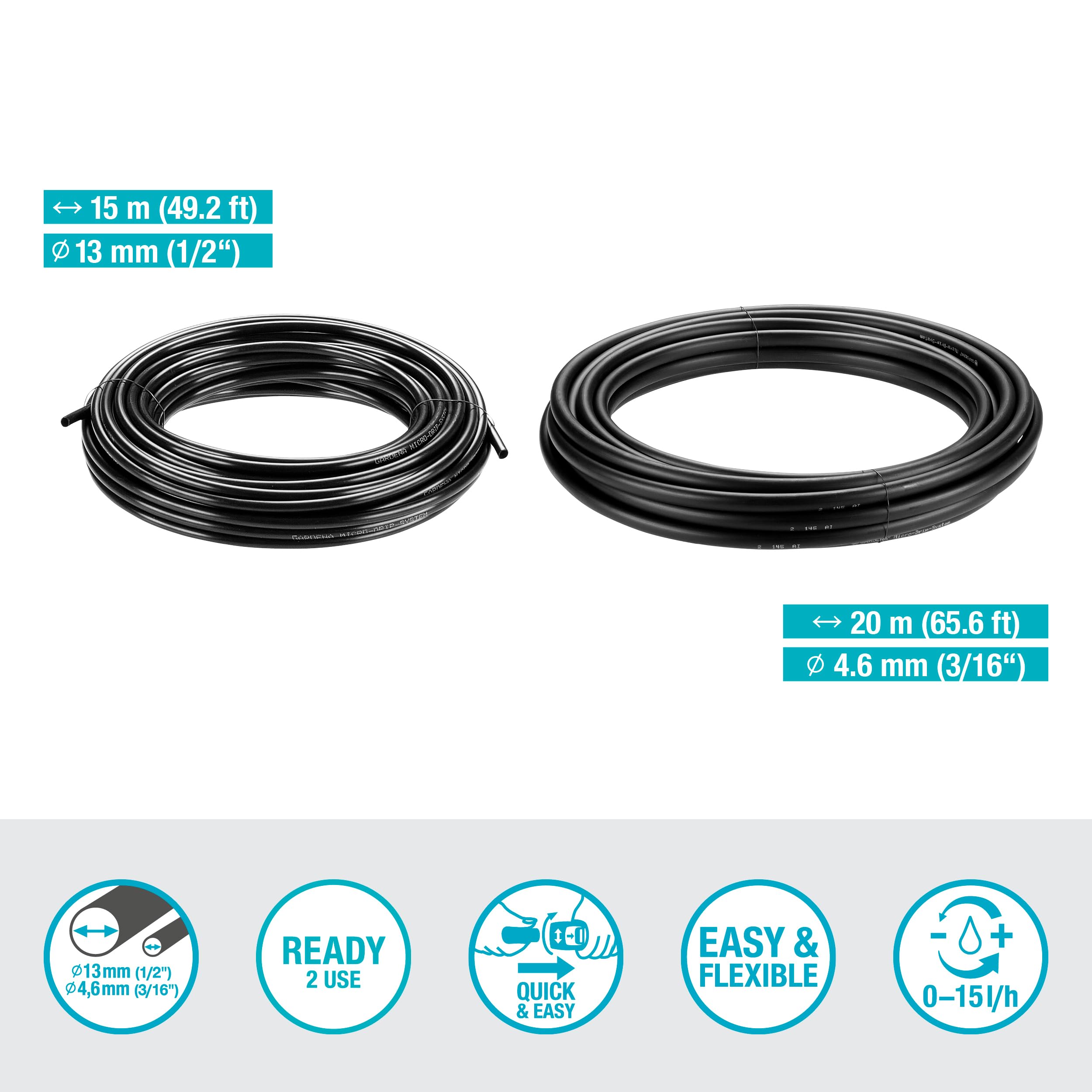 Gardena Micro-Drip-System Terrace Irrigation Set - 30 Plants Starter Kit