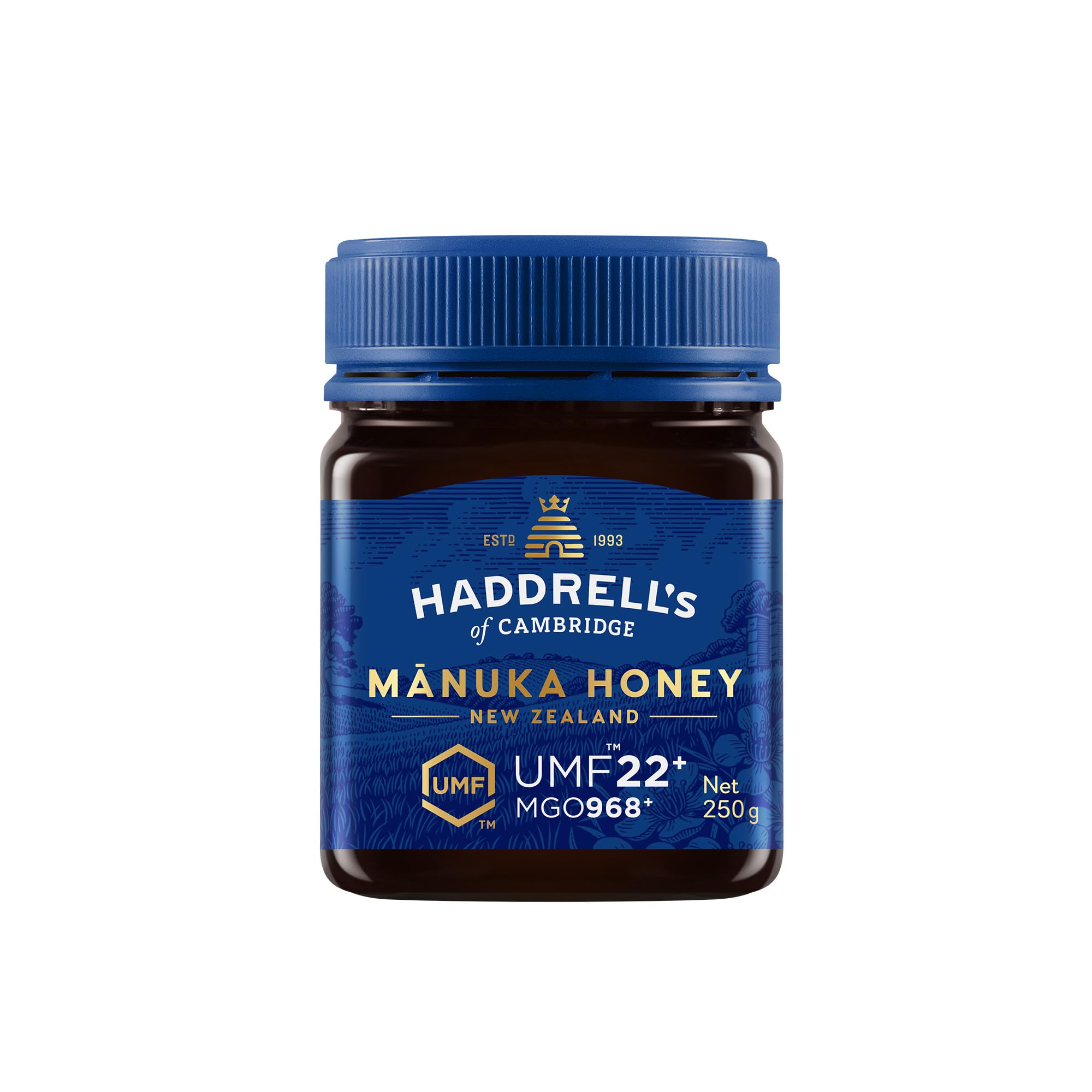 Haddrell's of Cambridge Manuka Honey | UMF 22+ MGO 968+ | 250g
