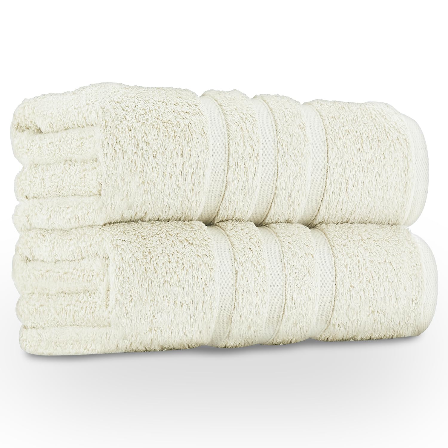 GC Gaveno Cavailia Zero Twist Cotton Bath Sheet – Cream, 550 GSM