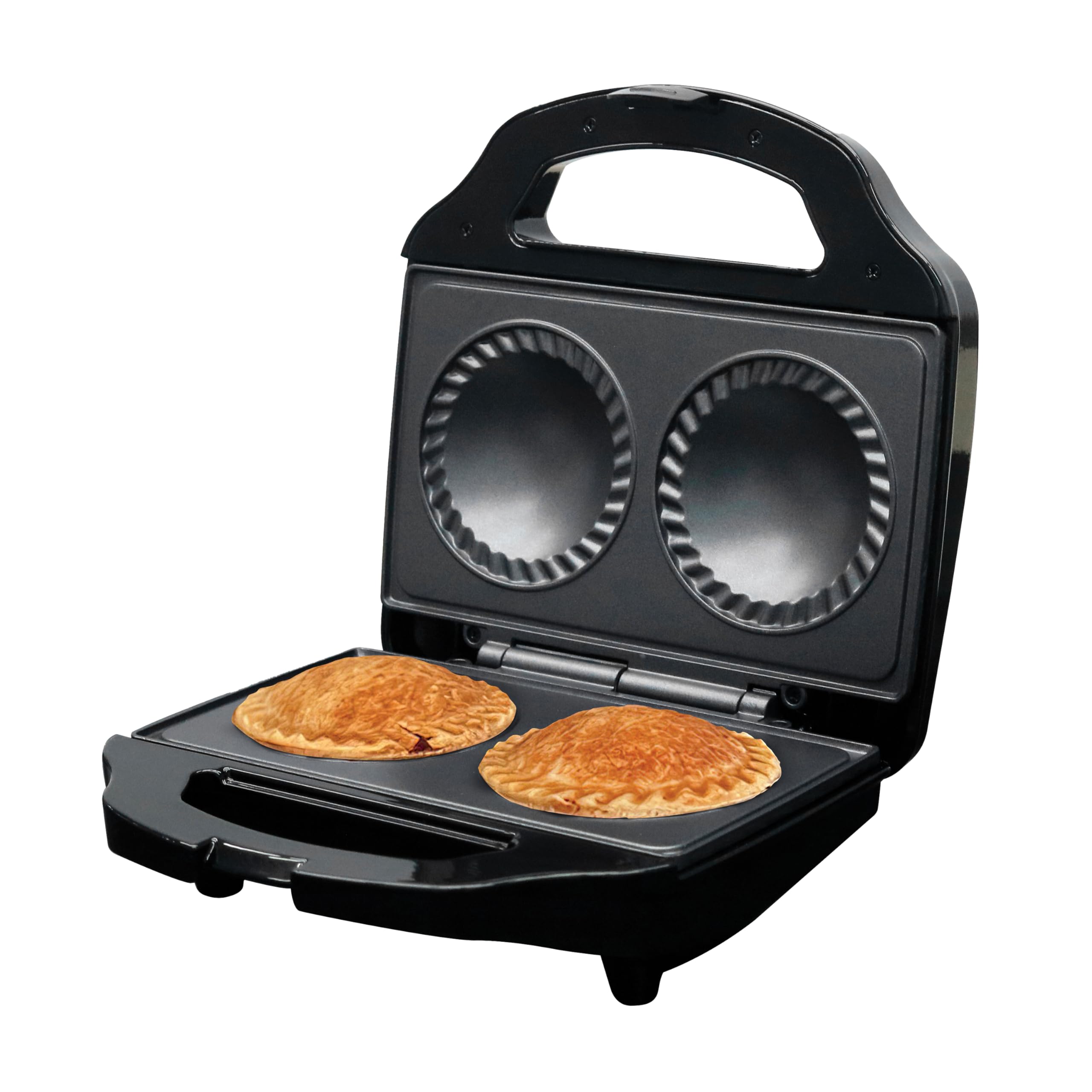 Non-Stick Double Pie Maker – UK Mains Power Pastry Cooker