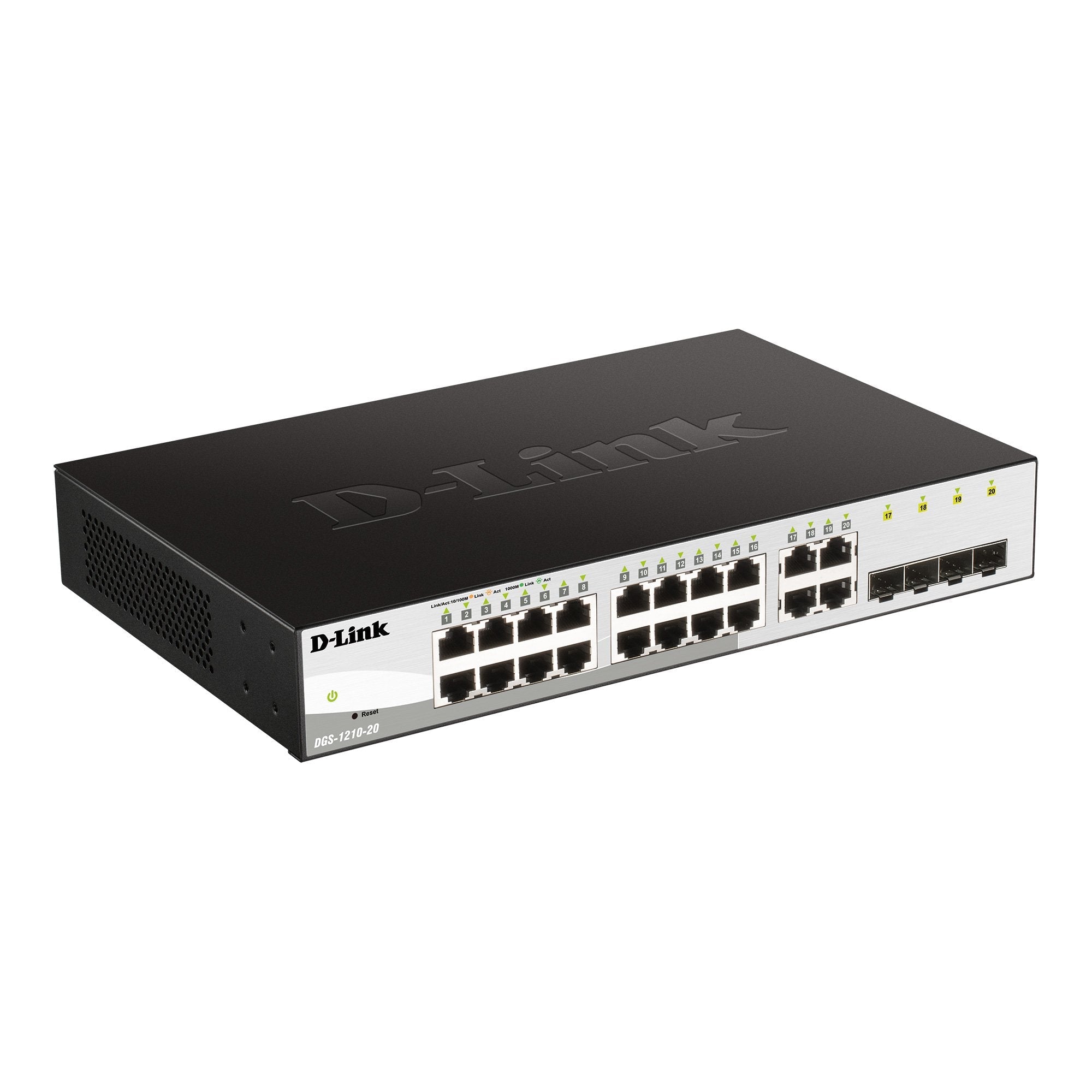 D-Link DGS-1210-20 20-Port Gigabit Smart Switch | Layer 2 Management