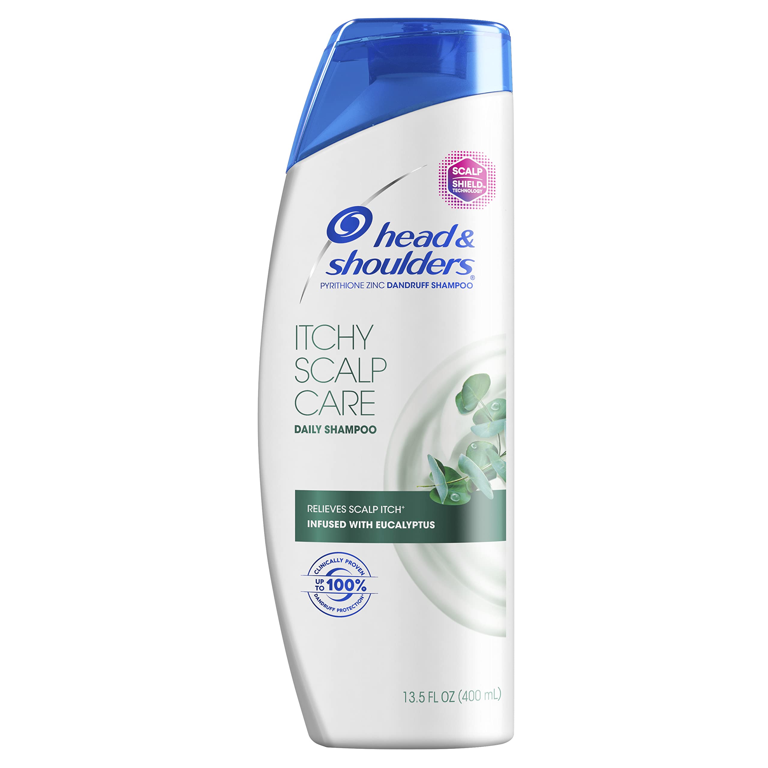 Head & Shoulders Itchy Scalp Care Eucalyptus Shampoo, 13.5 oz (2 Pack)