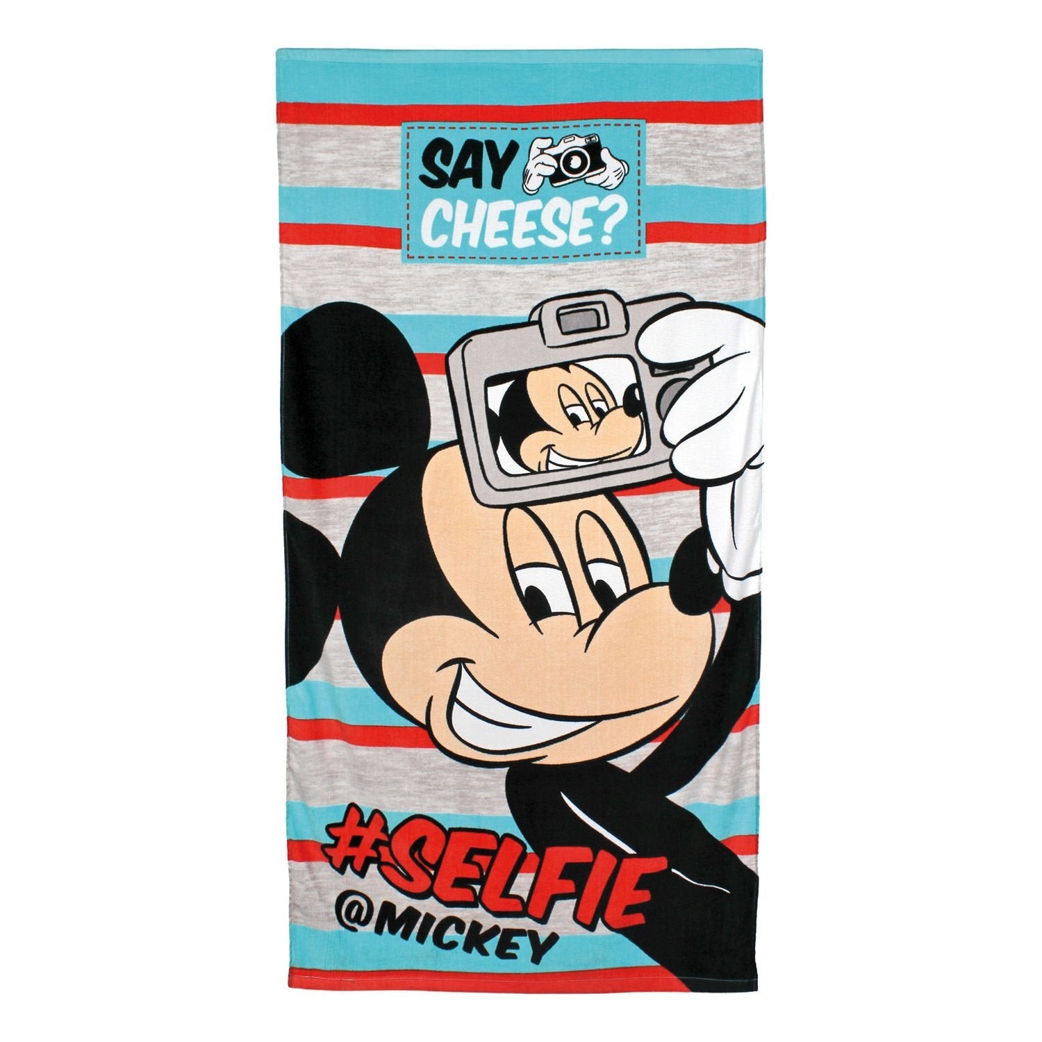 Mickey Mouse Beach Towel | 100% Cotton Kids Bath Towel – 70x140cm