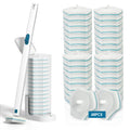 Disposable Toilet Wand Kit | 48 Refills & Storage Caddy