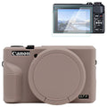 Rieibi Silicone Case for Canon G7X Mark III with 2 Screen Protectors