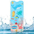 Capslpad Kids Non Slip Bathtub Mat | 40x100cm Whale Marine Animal Bath Mat