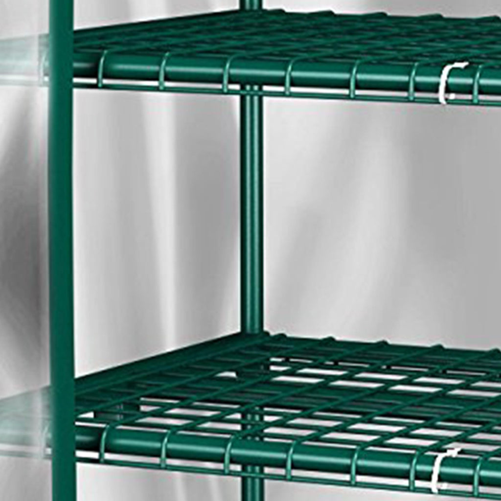 Home-Complete 4-Tier Mini Greenhouse | Portable Indoor Outdoor Steel Frame