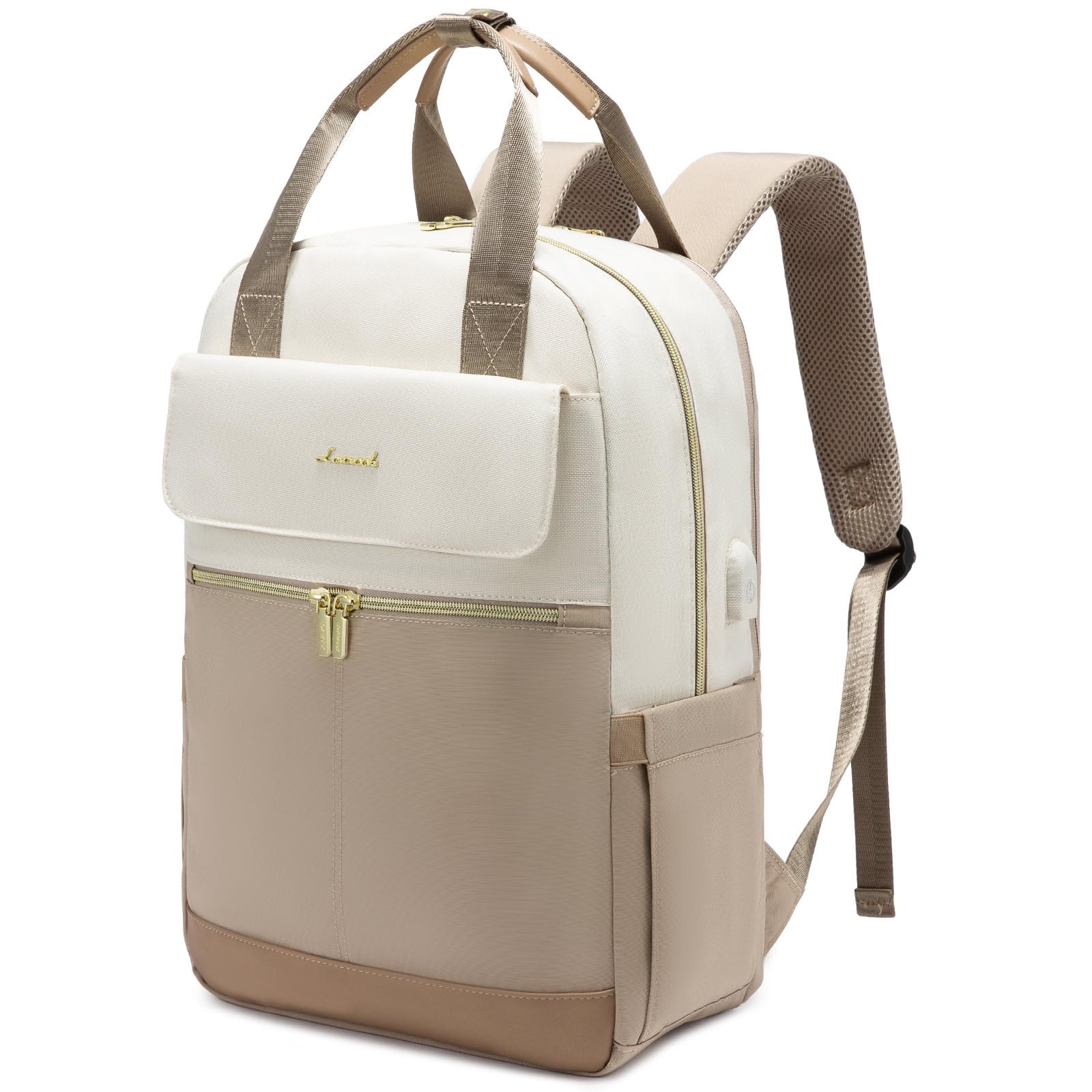 LOVEVOOK 15.6 Inch Laptop Backpack for Women - USB Port Work Bag