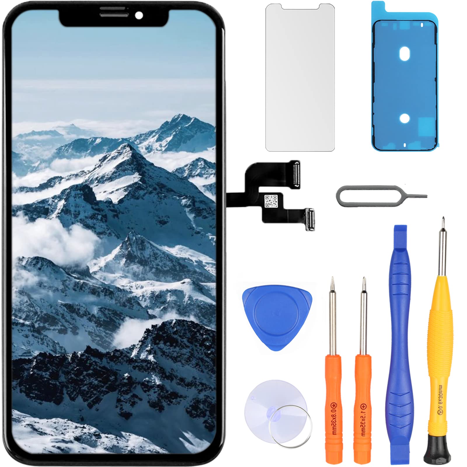 LL TRADER iPhone XS Screen Replacement - 5.8" LCD Digitizer Assembly
