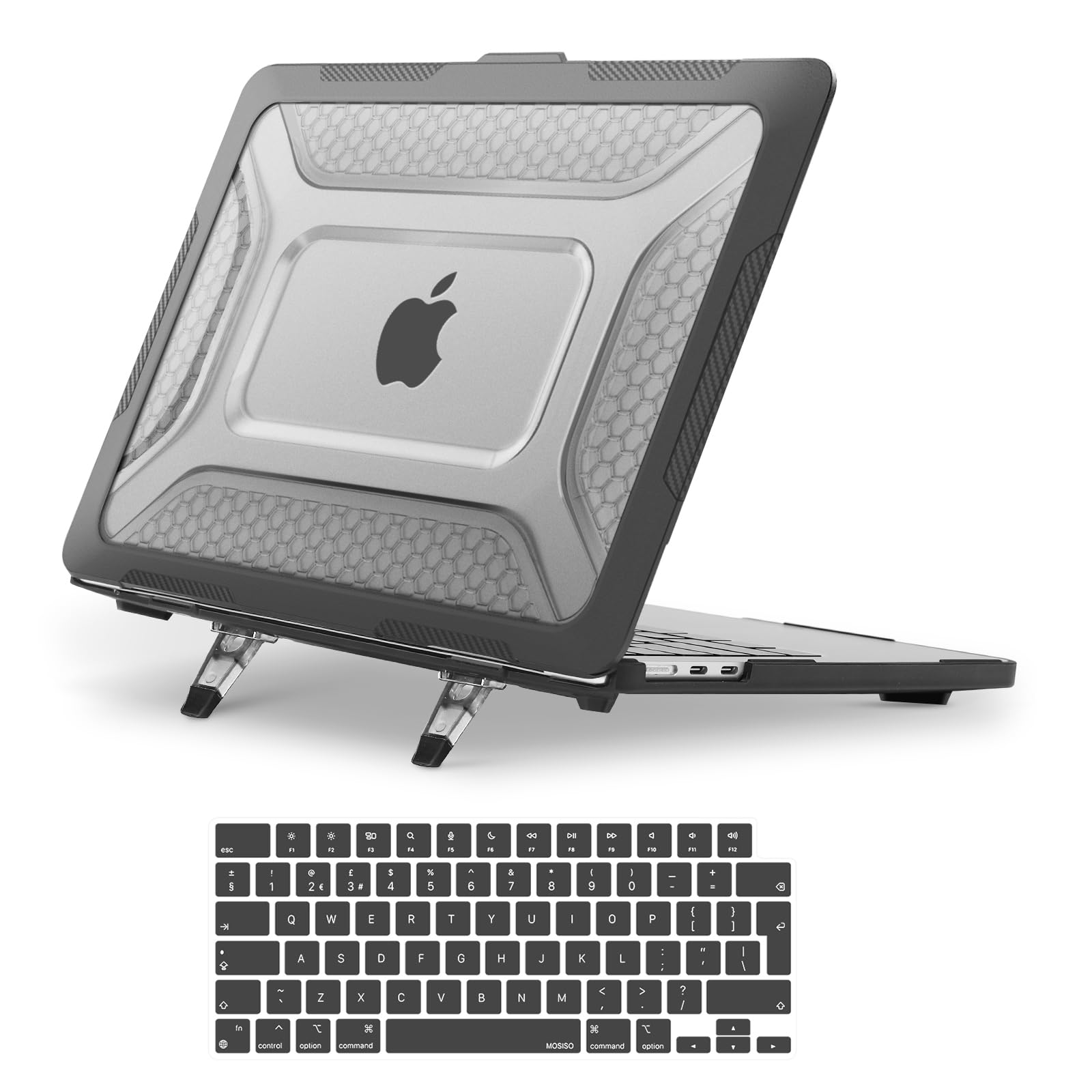 MOSISO MacBook Air 13 inch Case - Honeycomb TPU Bumper Hard Shell