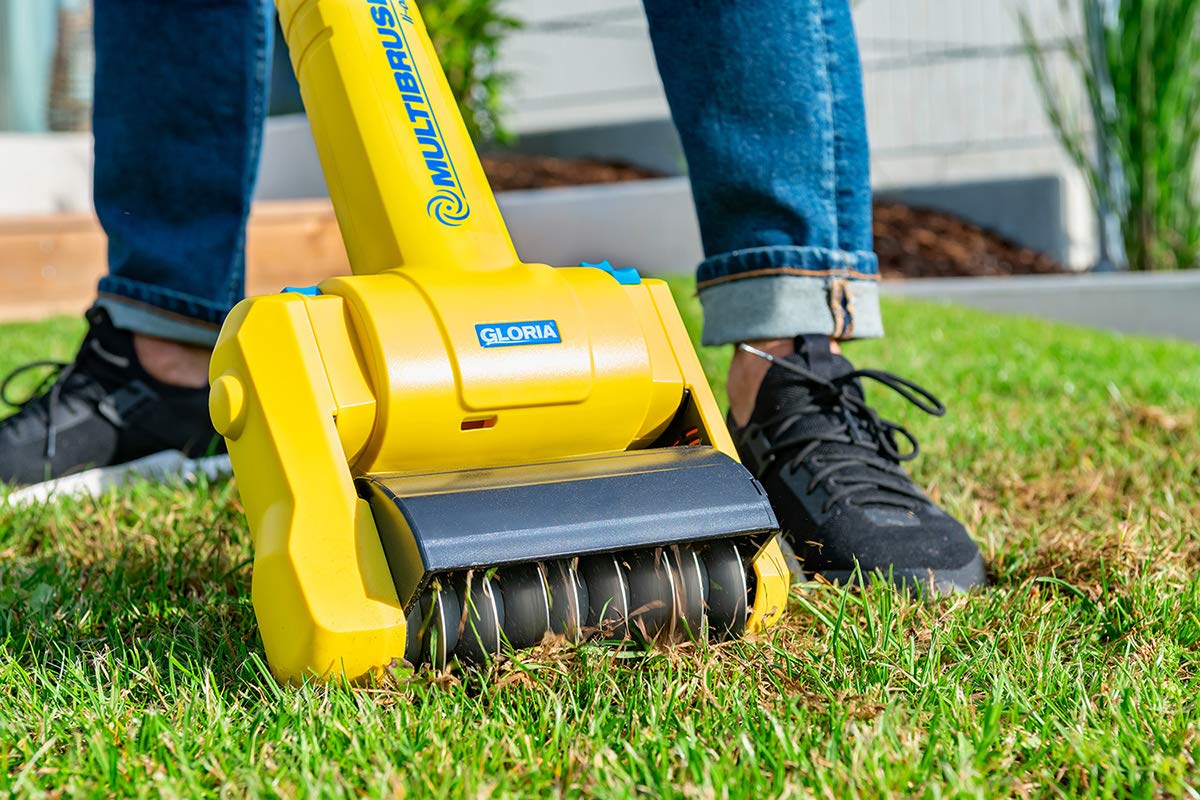 GLORIA Dethatching Roller for MultiBrush | Stainless Steel Lawn Aerator
