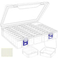 LINYAPRY Bead Organizer Box, 46 Pcs Small Bead Organizers and Storage Plastic Cases - image 1