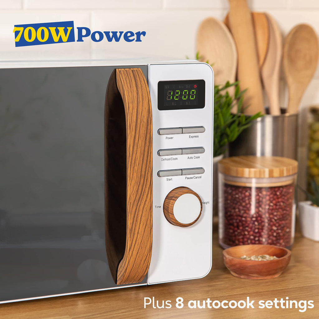 Russell Hobbs RHMD714 Scandi Digital Microwave – 17L 700W White
