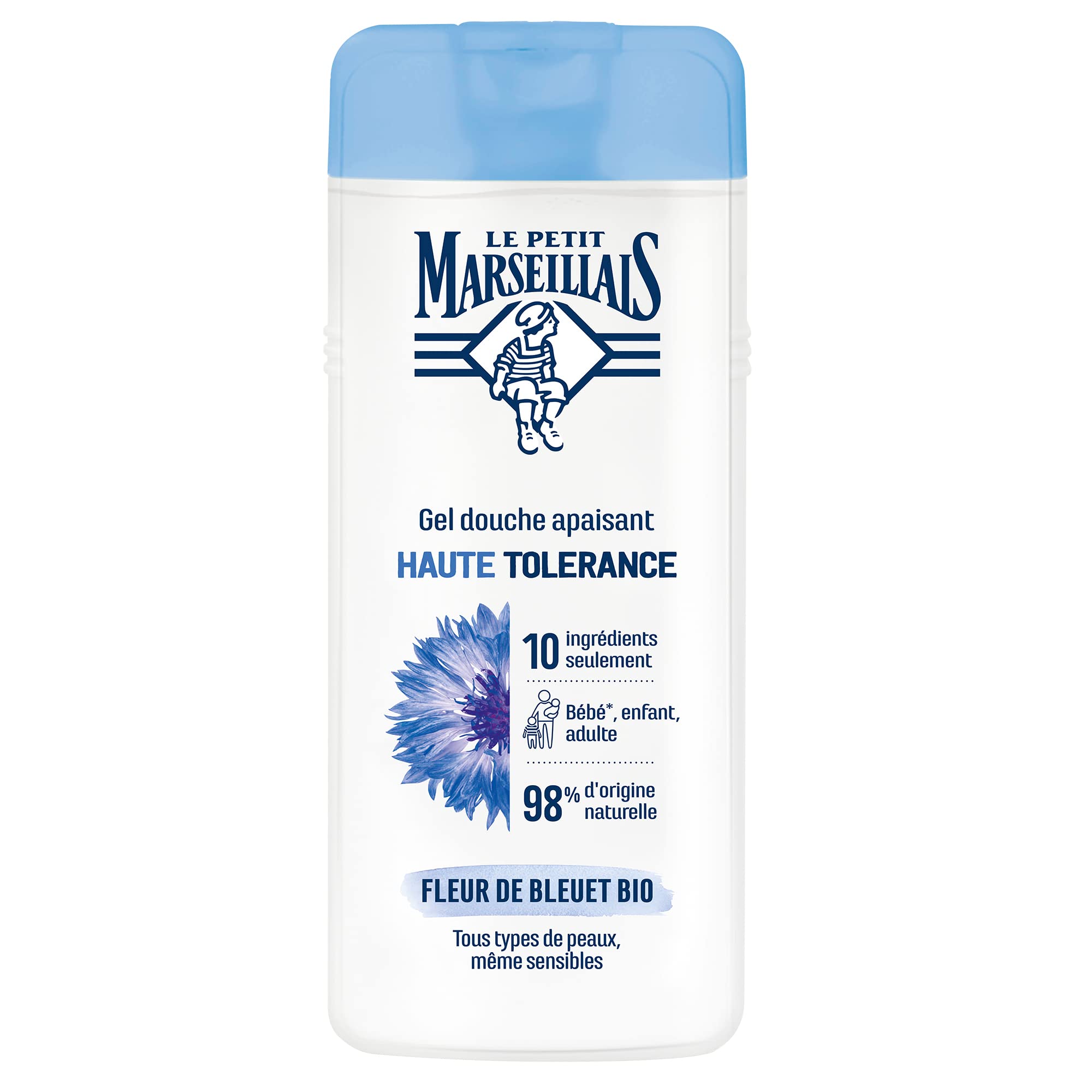 Le Petit Marseillais Organic Cornflower Soothing Shower Gel - 400ml Bottle