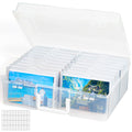 Lifewit 4x6 Photo Storage Box – 18 Inner Cases Clear Plastic Organizer