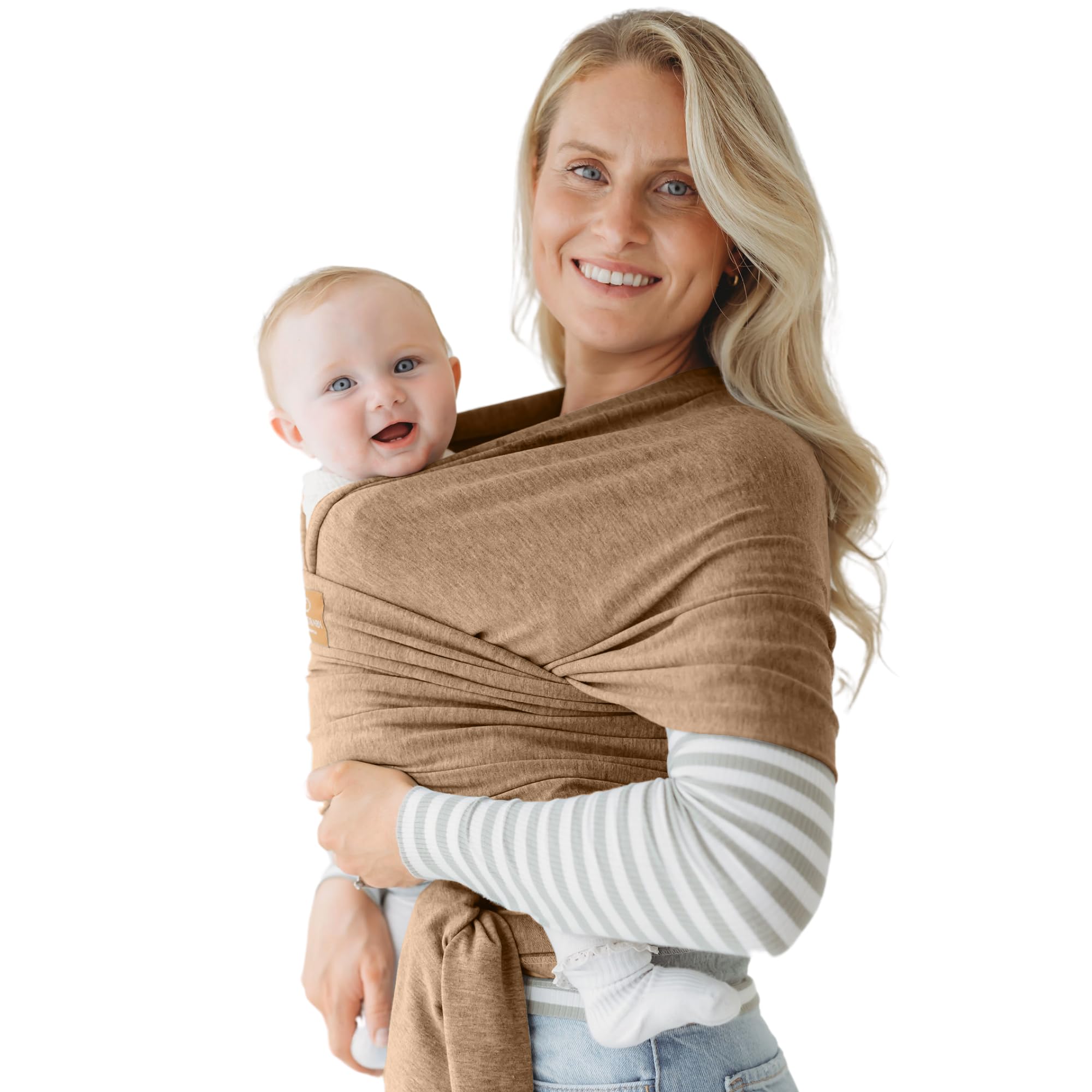 RylooBaby Stretchy Baby Wrap Carrier – Soft Newborn to Toddler Sling
