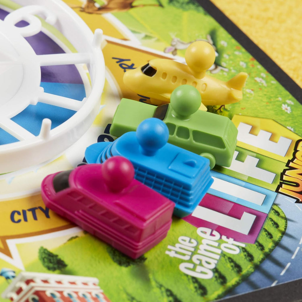 Hasbro The Game of Life Junior Board Game – Kids Family Vacation Edition