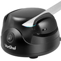 VonShef Electric Knife & Scissor Sharpener - 60W Dual Wheel - Black