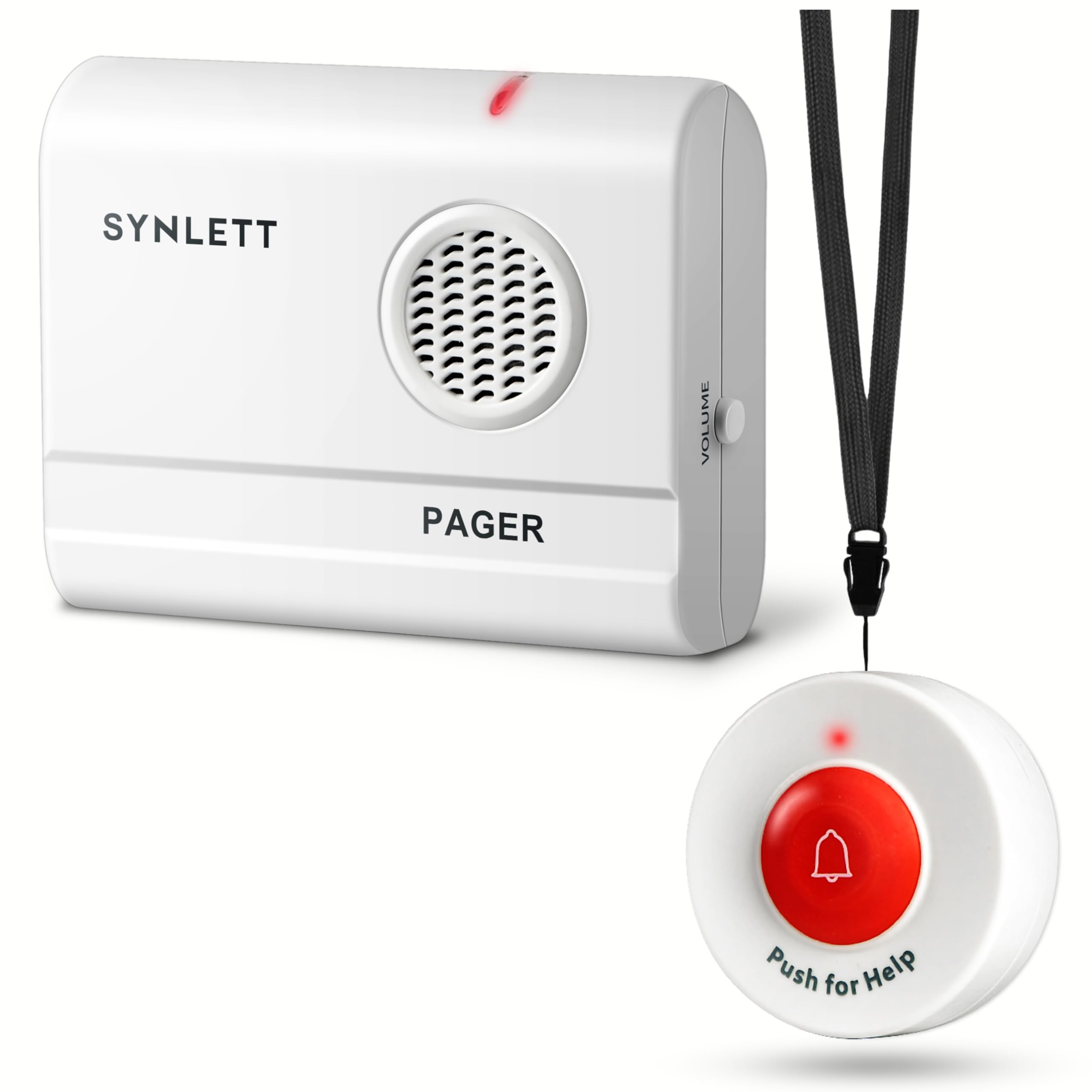 SYNLETT Caregiver Pager – Portable SOS Alert System for Elderly Home