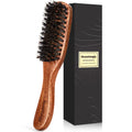 Boar Bristle Hair Brush – Walnut Wood Handle for Men & Women