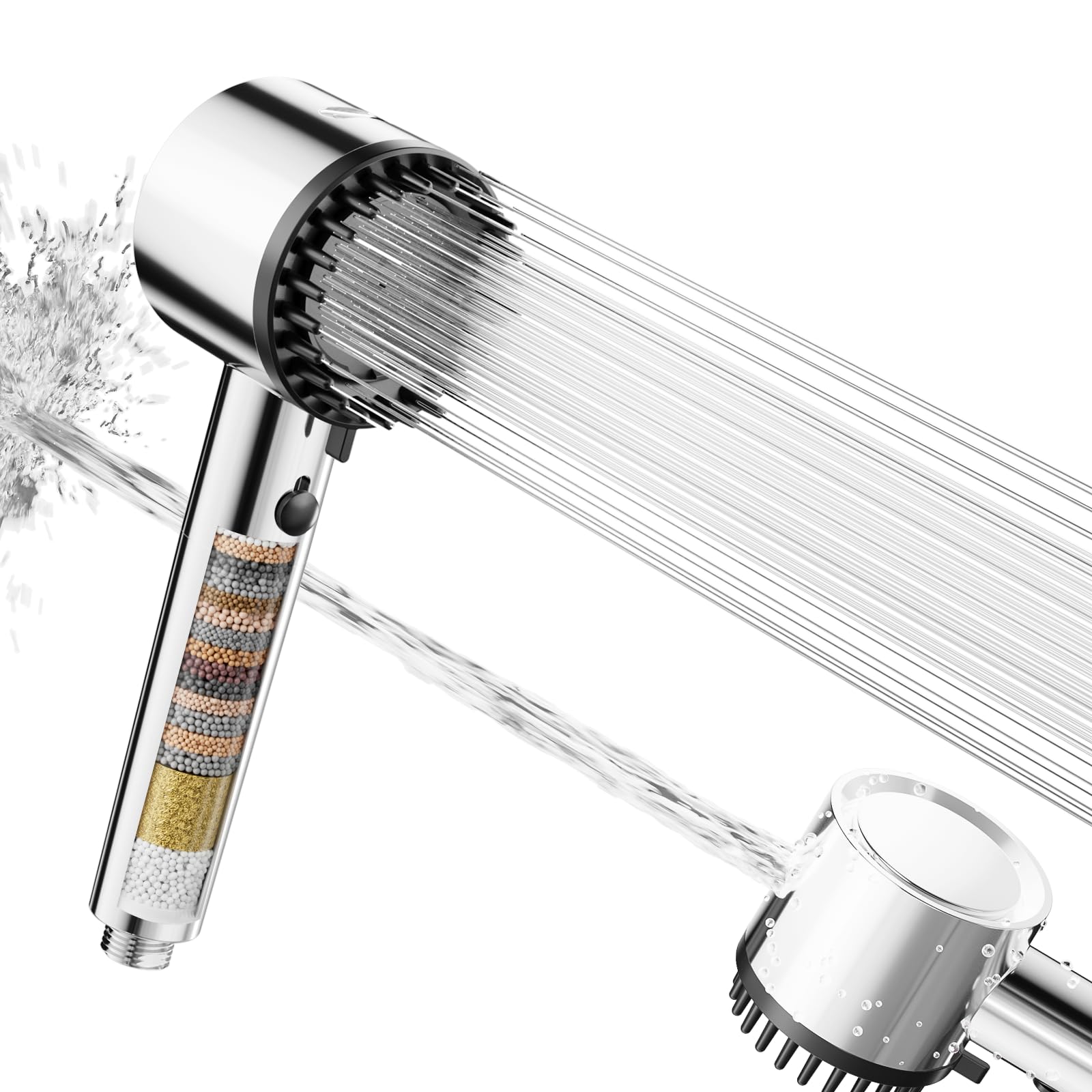 Cobbe High Pressure Filter Shower Head | 20-Stage Hard Water Filter