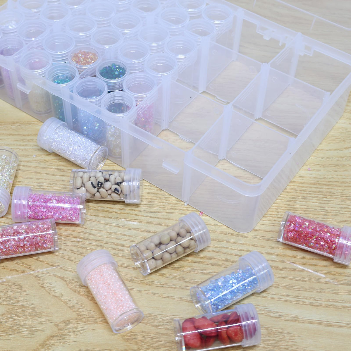 60 Slots Diamond Painting Storage & Organization Tray – Seed Organizer, Bead Container - image 2