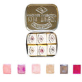 Handmade Metallic Watercolor Paint Set - Pink Peach Shimmer