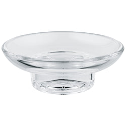 GROHE Essentials Glass Soap Dish - Transparent Modern Bathroom Accessory