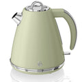 Swan Retro Jug Kettle – 1.5L Fast Boil Electric Kettle, Green