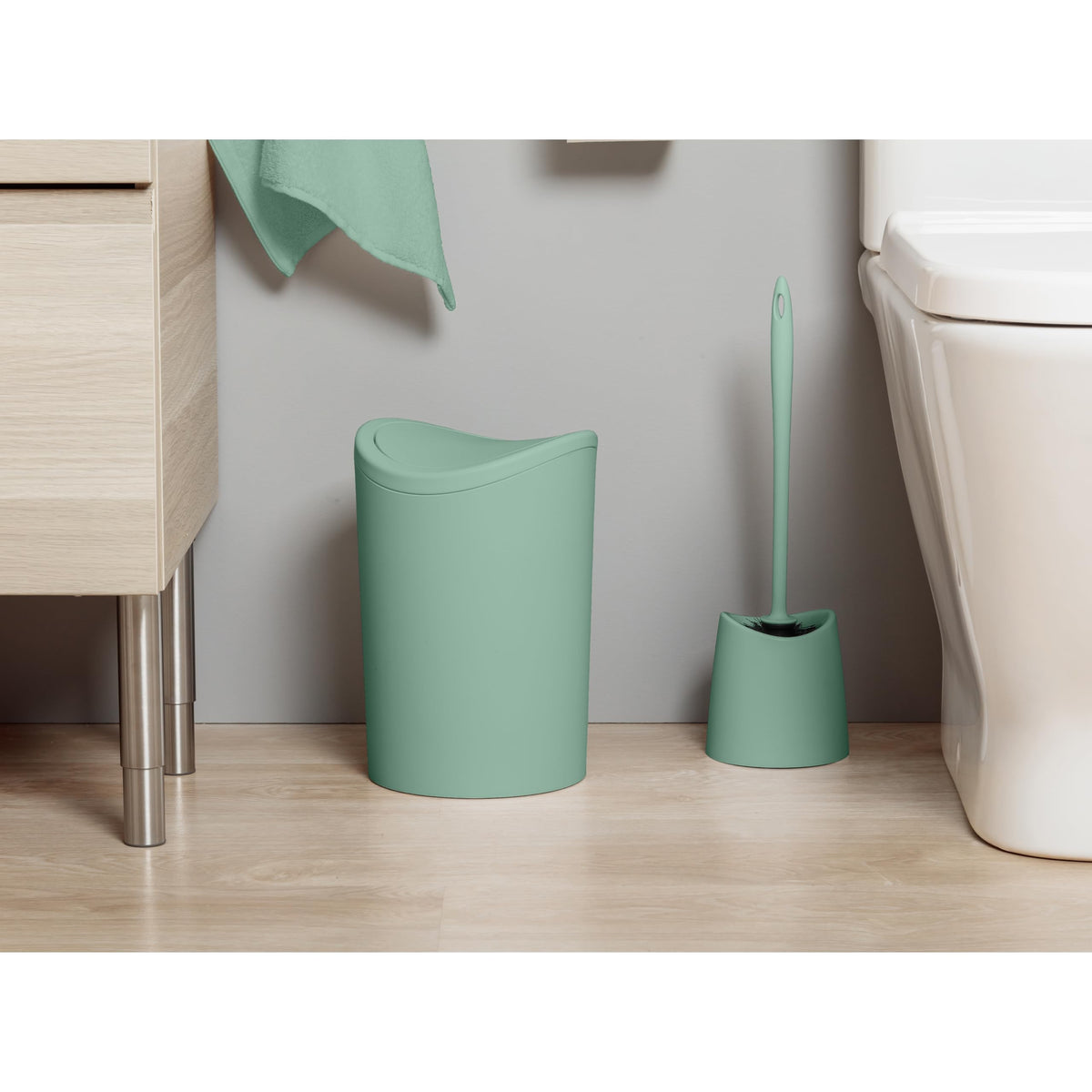 TATAY Toilet Brush | Durable Materials | Modern Design | Fixed and Long-Lasting Brush for Great Hygiene | Bathroom Toilet Brushes | Made in Spain - image 3