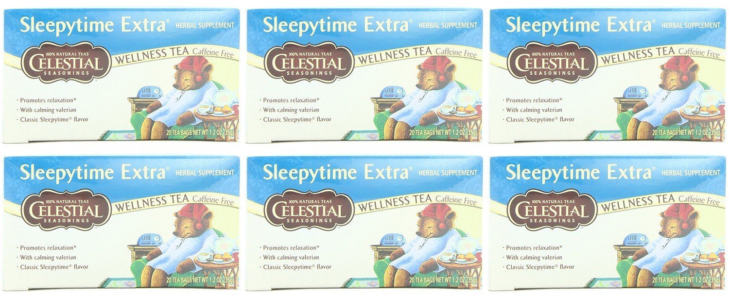 Celestial Seasonings Sleepytime Extra Tea - Valerian Root - 6 Pack