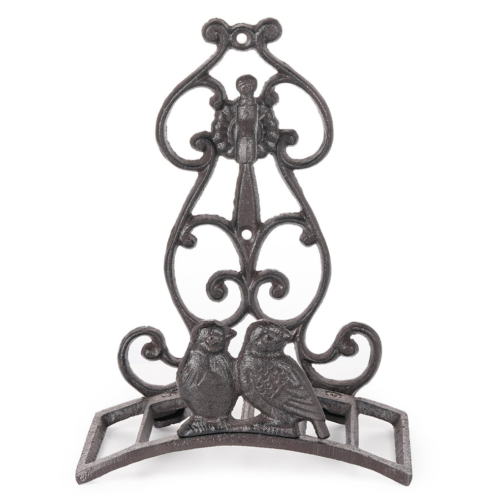 Cast Iron Garden Hose Holder – Vintage Bird Wall Mount Rack