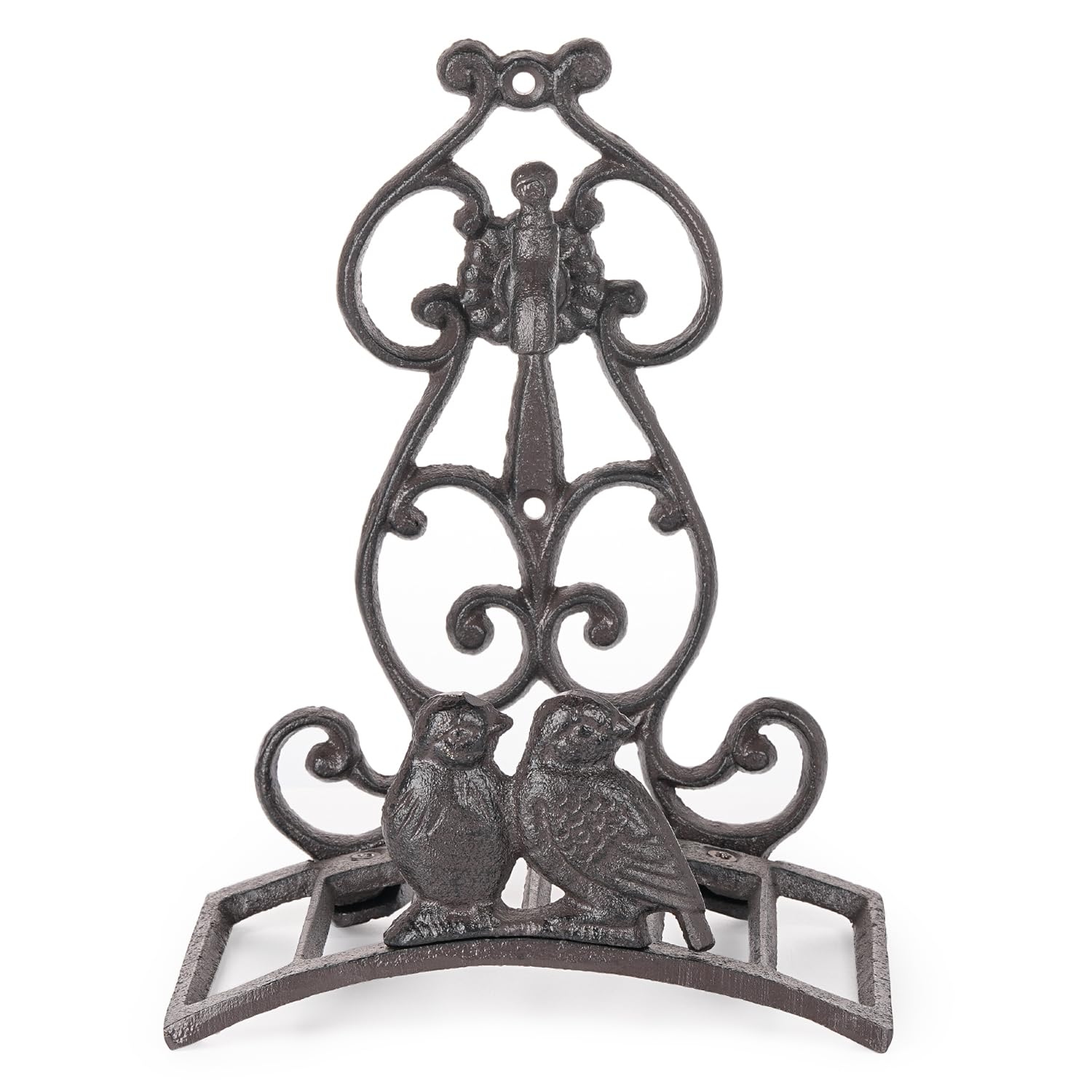 Cast Iron Garden Hose Holder – Vintage Bird Wall Mount Rack