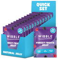 Wibble Forest Fruits Plant-Based Jelly Powder | Low Sugar & Calorie (12 Pack)