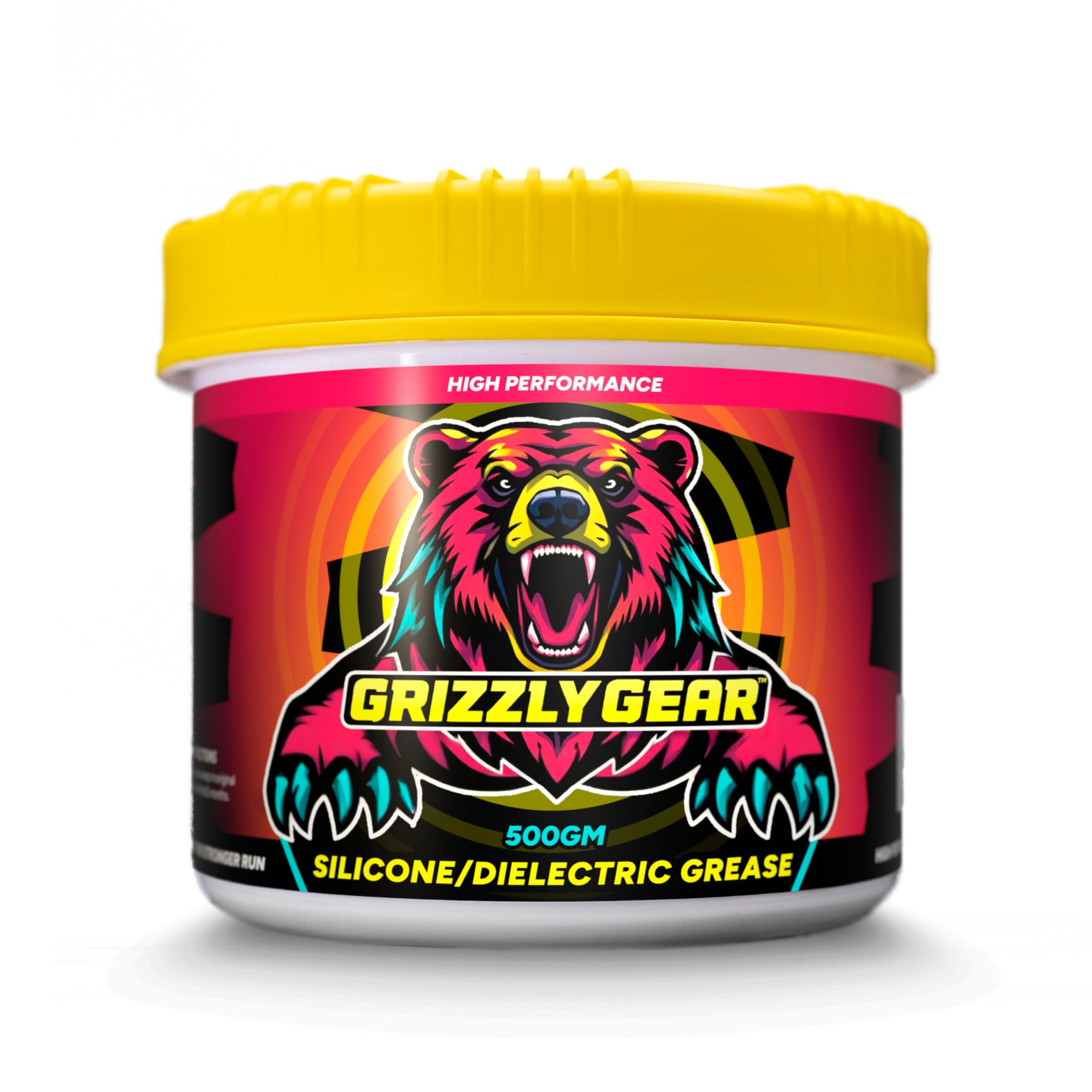GrizzlyGear 100% Silicone Grease 500g | Waterproof Dielectric Lubricant