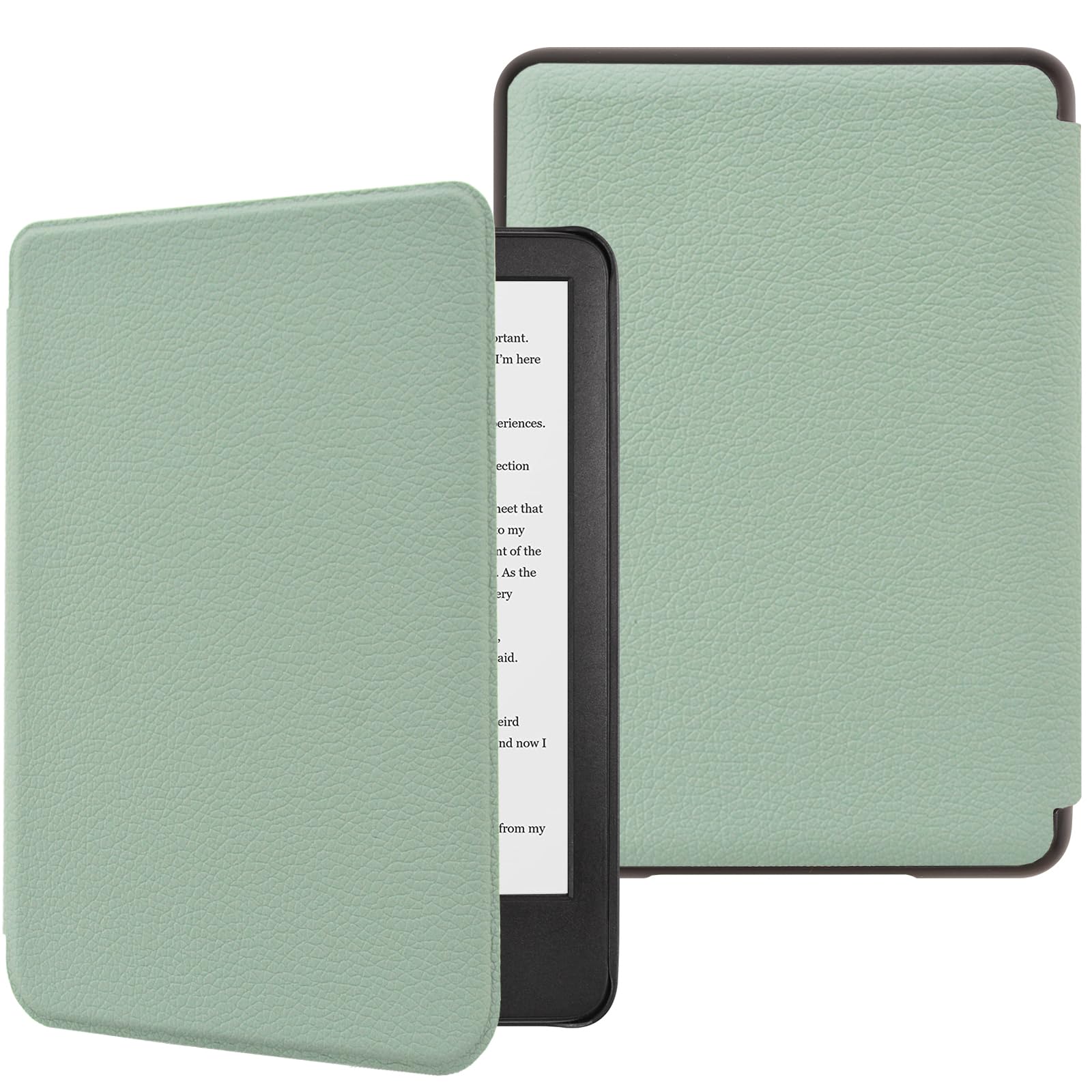 DMLuna Kindle 11th Gen Case (2024/2022) – Slim PU Leather Smart Cover